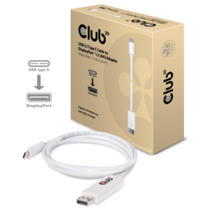 USB-C® Cable to DisplayPort™ 1.2 UHD Adapter M/M 1.2m/3.94ft