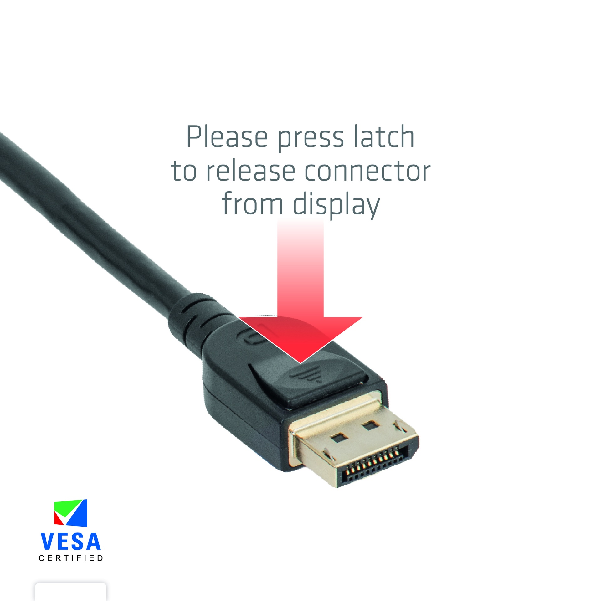DisplayPort™ 1.4 HBR3 8K 28AWG Cable M/M 3m /9.84ft - Image 3