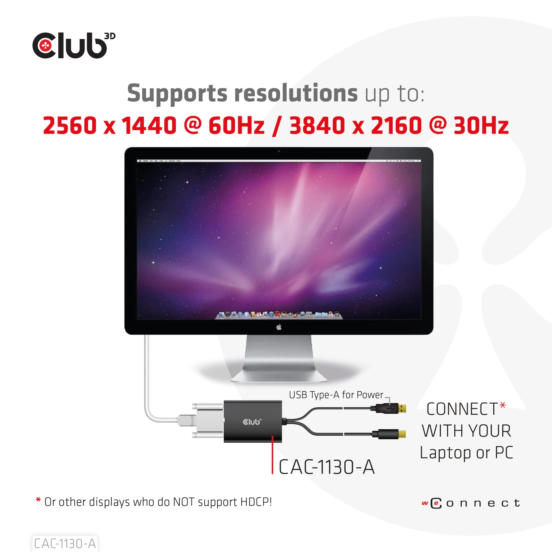 Mini DisplayPort™ to Dual Link DVI, HDCP OFF version for Apple Cinema Displays Active Adapter - Image 4