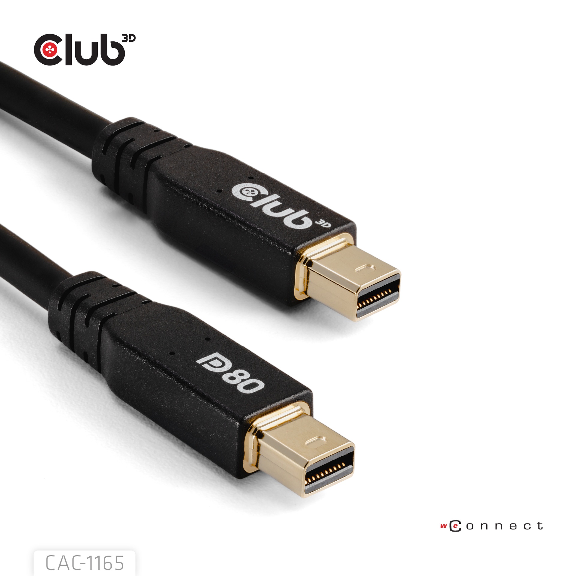MiniDisplayPort™ to MiniDisplayPort™ DP™80 Bidirectional Vesa Certified Cable 1m/ 3.28 ft - Image 4