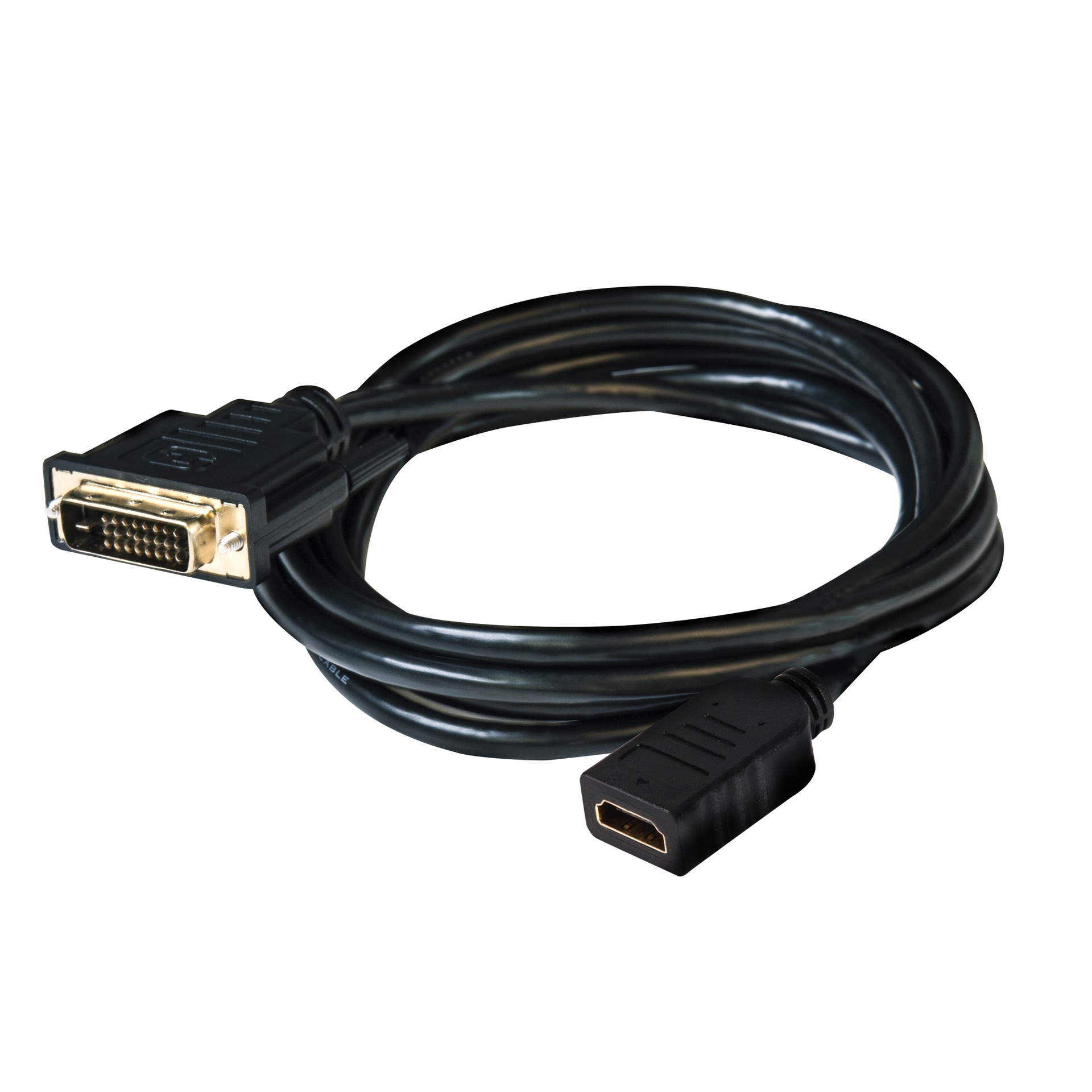 DVI to HDMI™ 1.4 Cable M/F 2m/6.56ft Bidirectional - Image 2