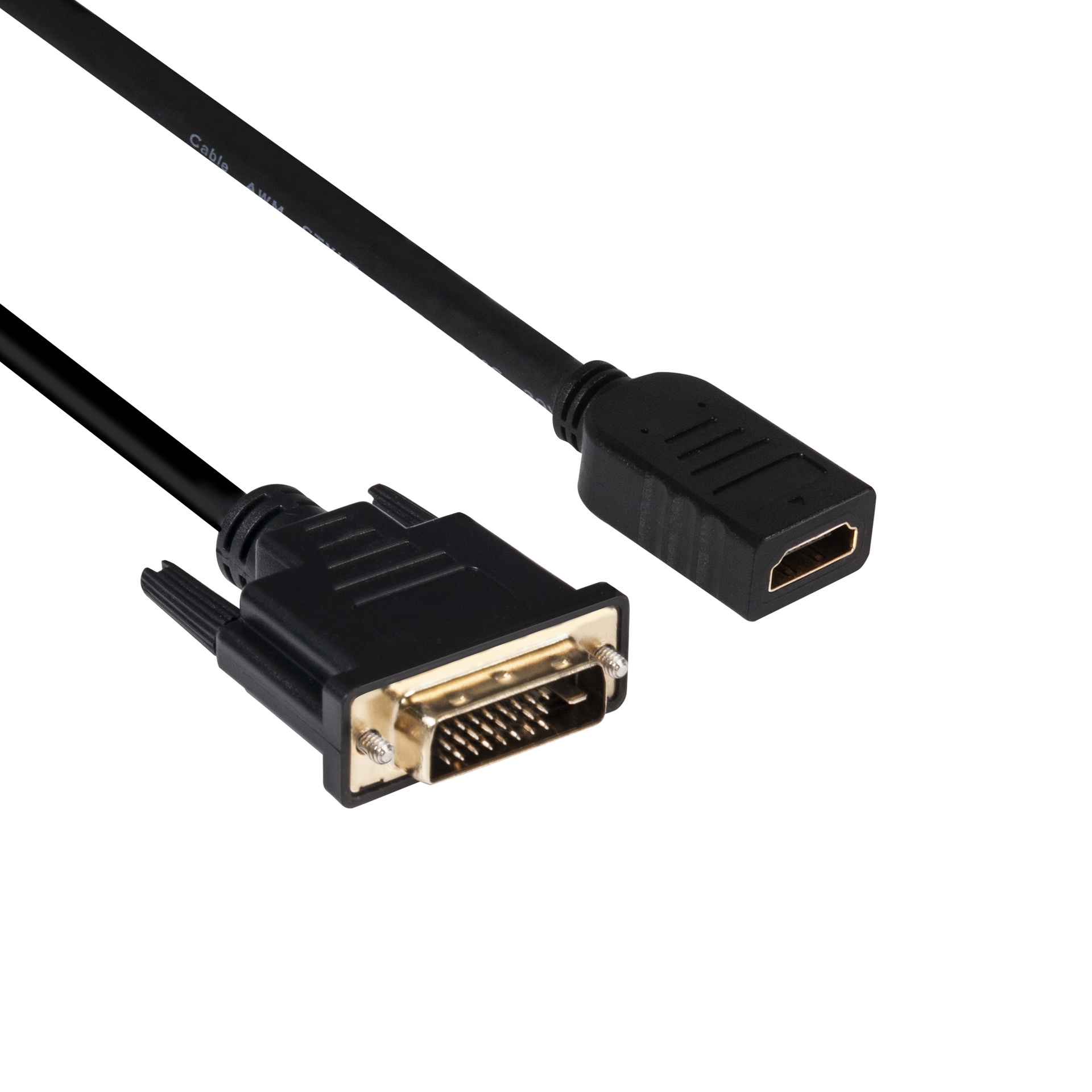 DVI to HDMI™ 1.4 Cable M/F 2m/6.56ft Bidirectional - Image 3