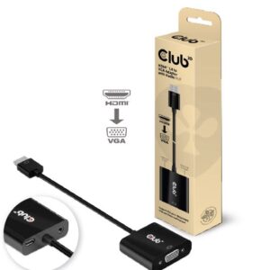 HDMI™ 1.4 to VGA Adapter with Audio M/F