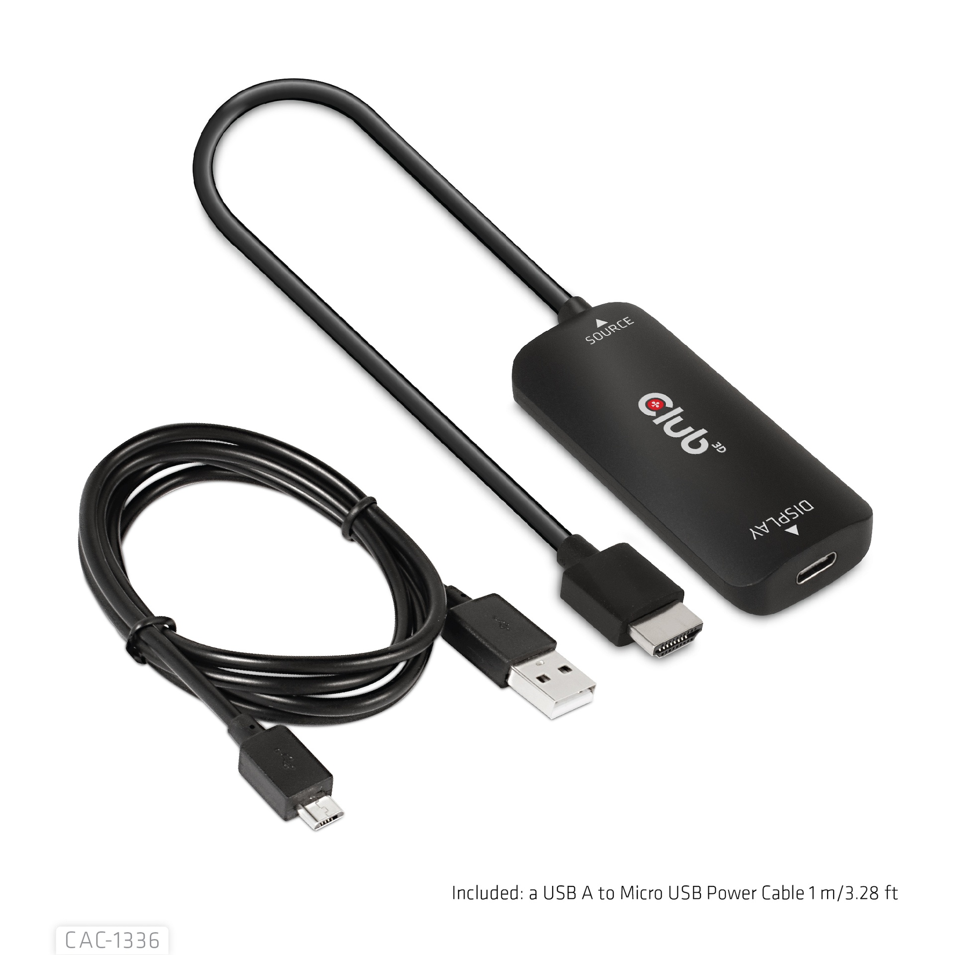 HDMI™ + Micro USB to USB-C® 4K120Hz or 8K30Hz M/F Active Adapter - Image 6
