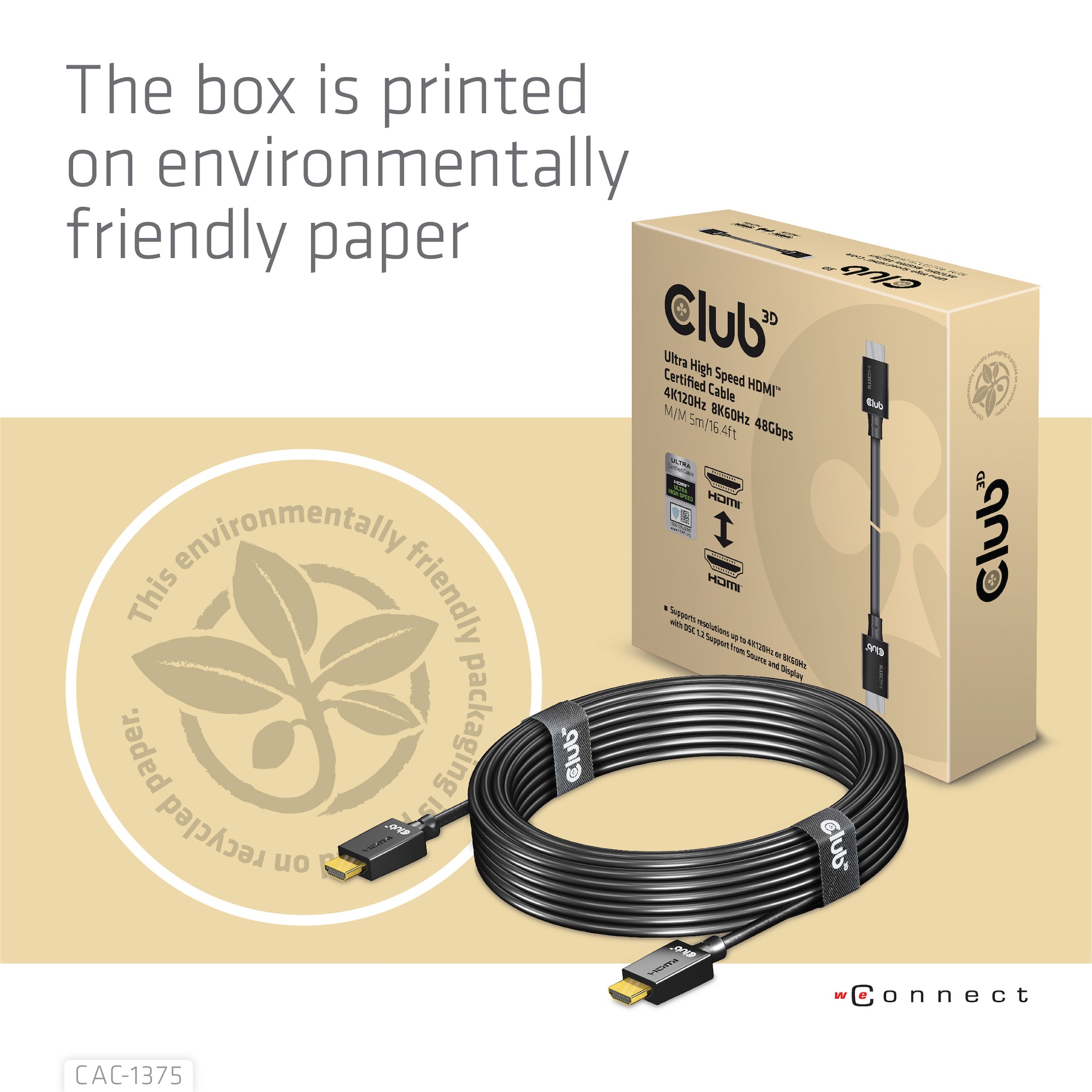 Ultra High Speed HDMI™ Certified Cable 4K120Hz 8K60Hz 48Gbps M/M 5m/16.4ft - Image 7