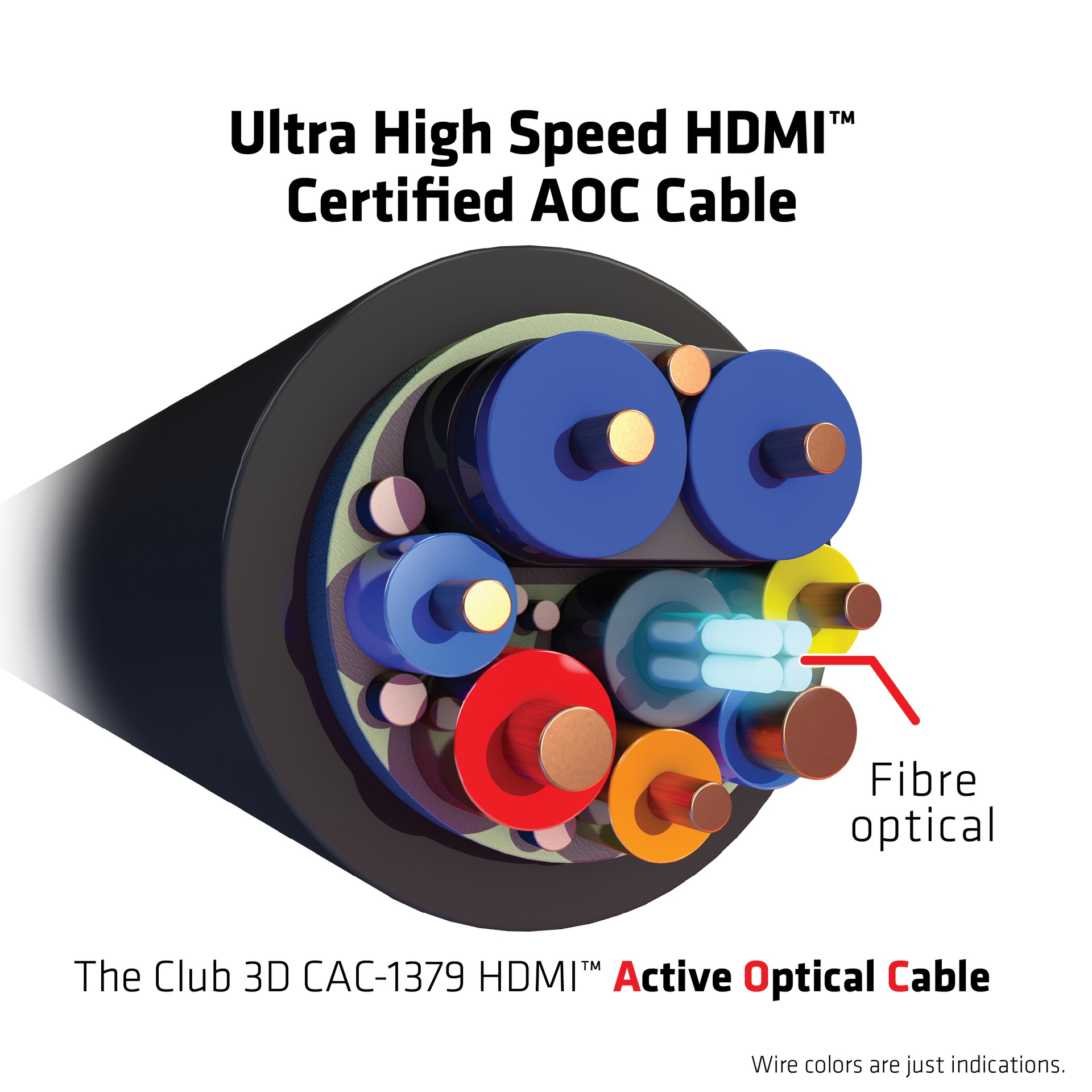 Ultra High Speed HDMI™ Certified AOC Cable 4K120Hz/8K60Hz Unidirectional M/M 20m/65.6ft - Image 4