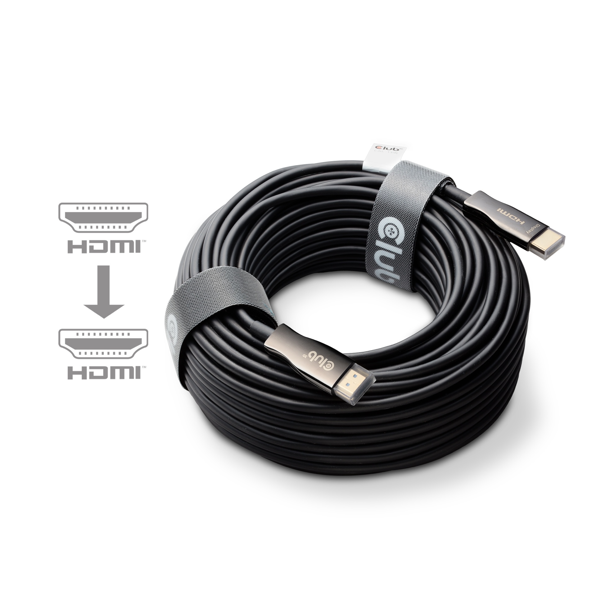 Ultra High Speed AOC Cable 4K120Hz/8K60Hz Unidirectional M/M 100 Meter