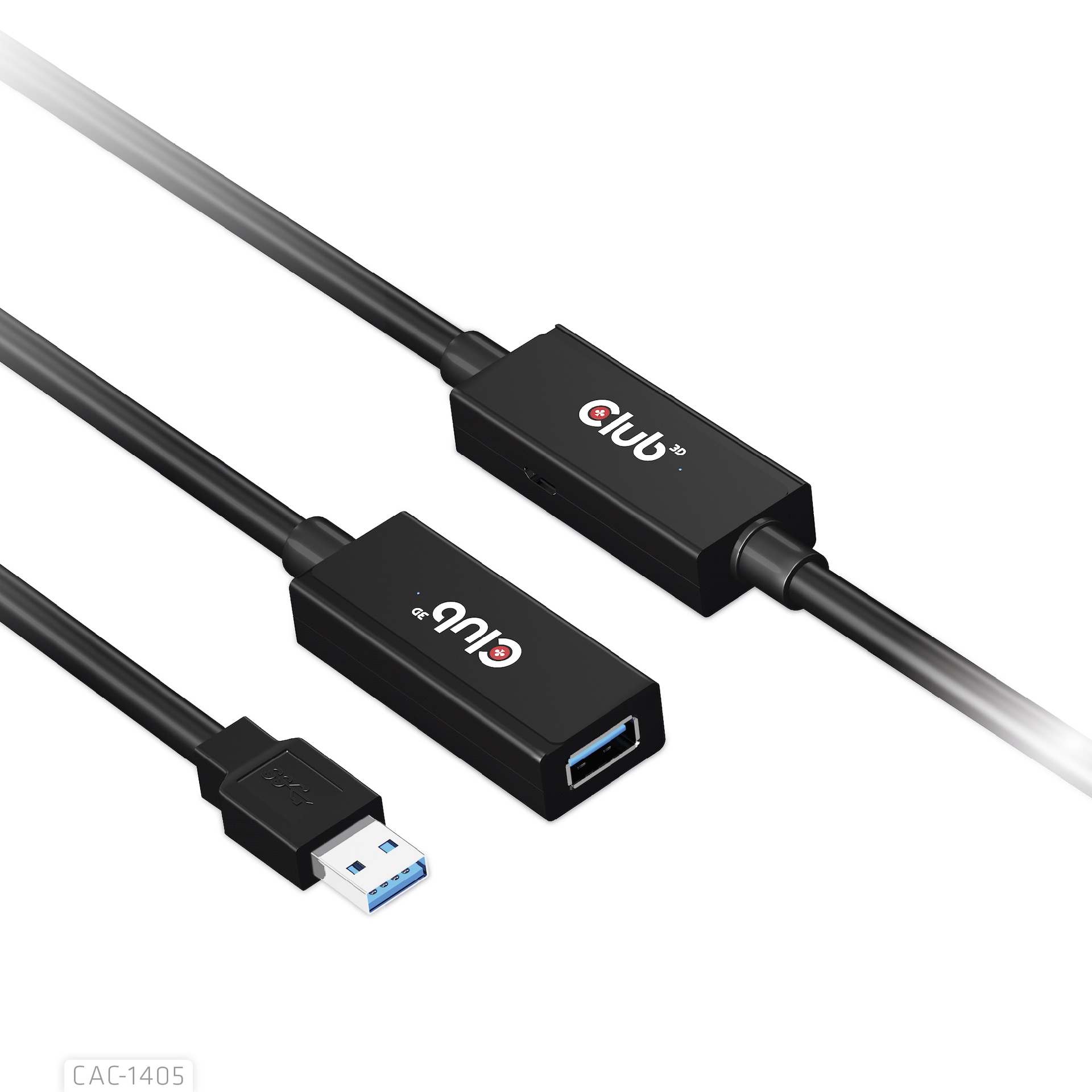 USB-A 5Gbps Active Repeater Cable 10m / 32.8ft M/F 28AWG USB 3.2 GEN 1 - Image 6