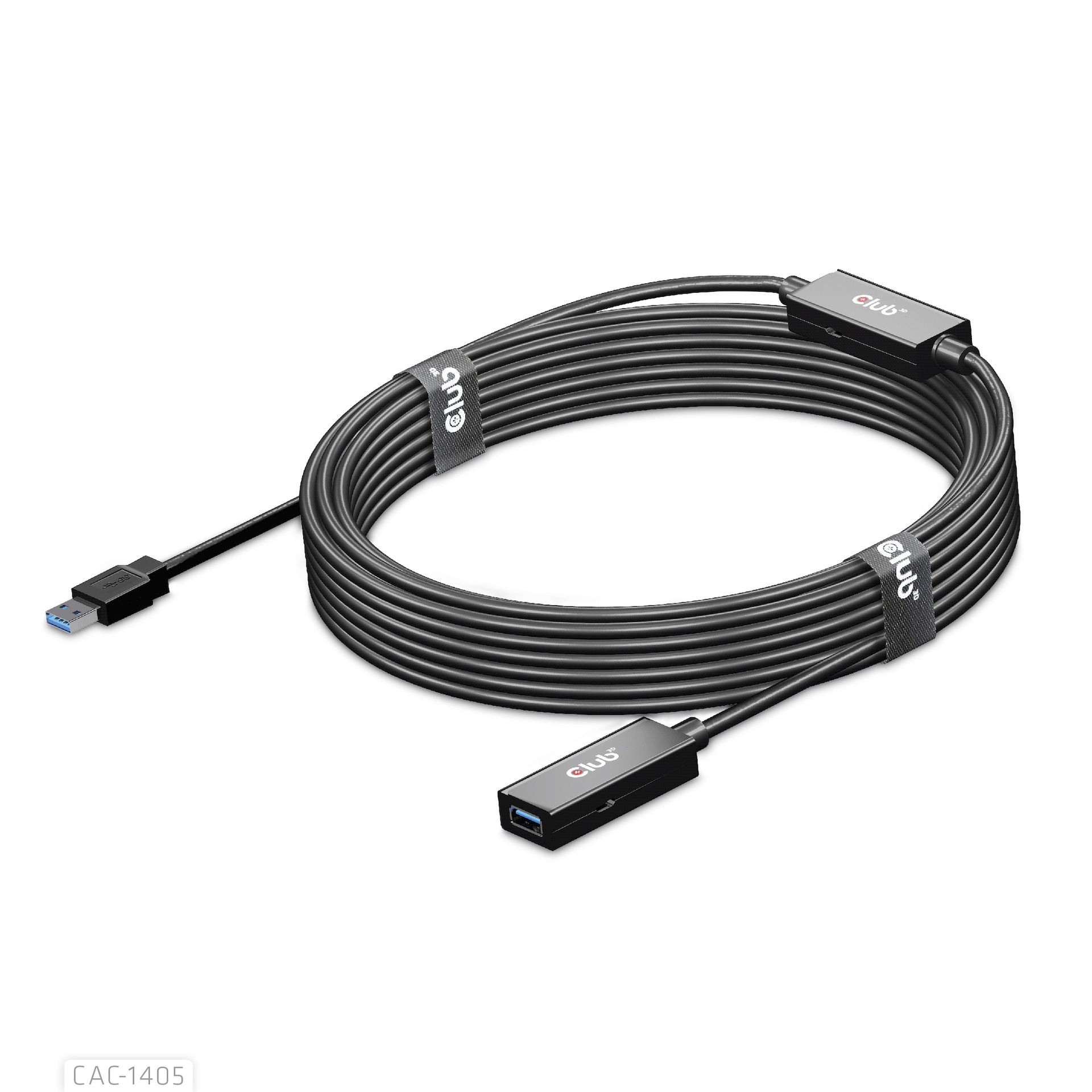 USB-A 5Gbps Active Repeater Cable 10m / 32.8ft M/F 28AWG USB 3.2 GEN 1 - Image 7