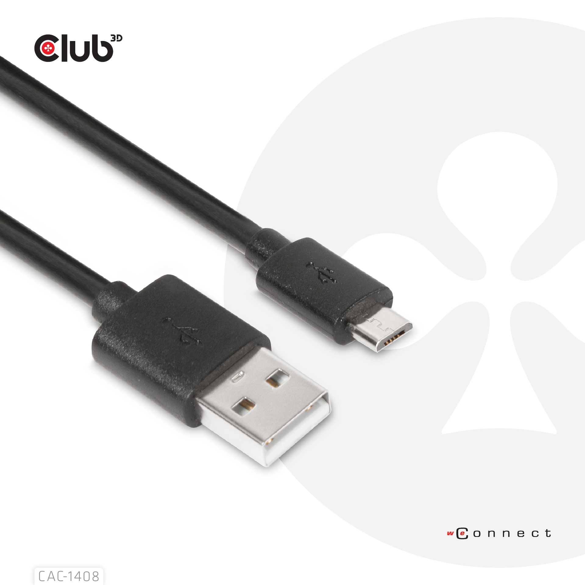 USB-A 480Mbps to Micro USB Cable M/M 1m /3.28ft - Image 5