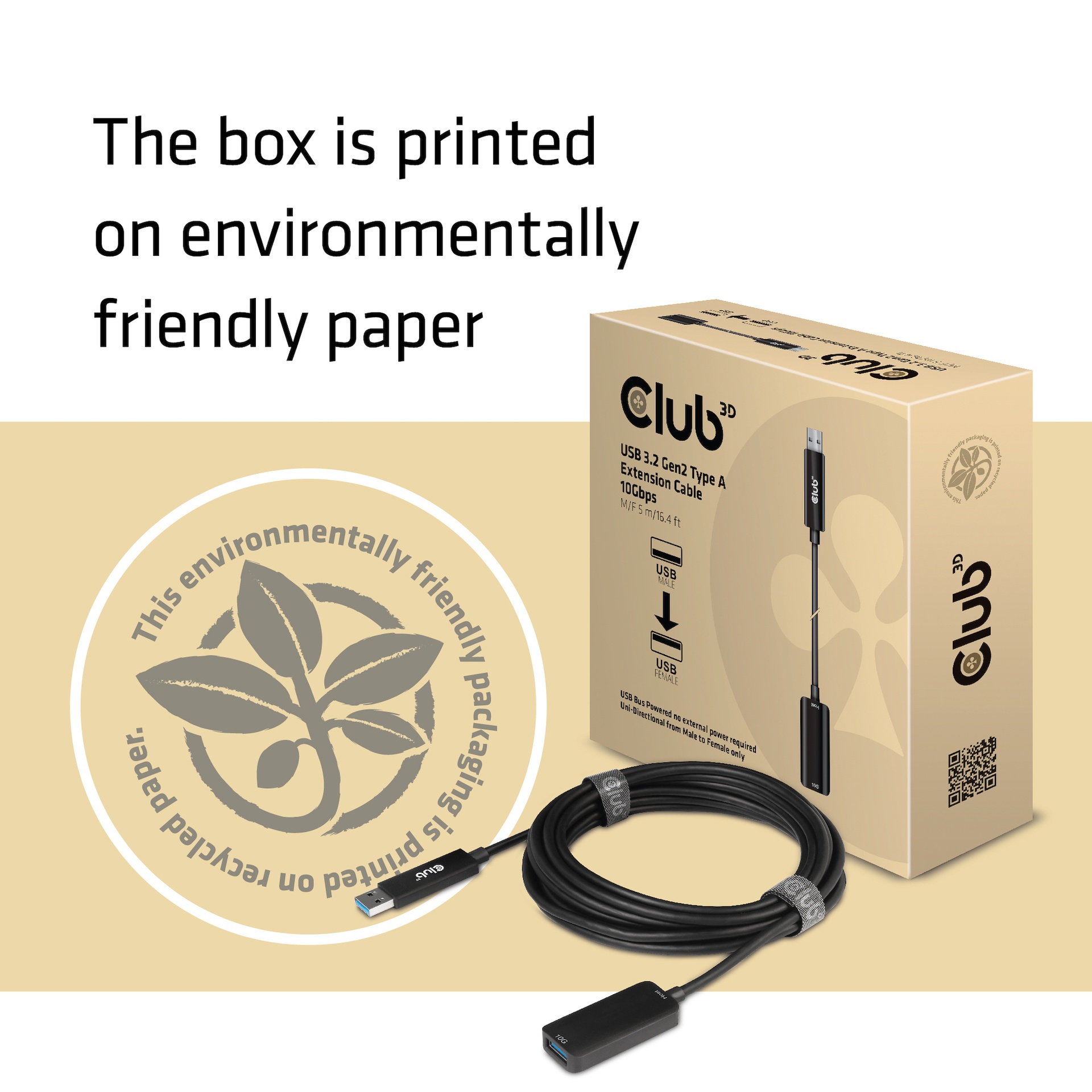 USB-A Extension Cable 10Gbps M/F 5m/16.40ft USB 3.2 GEN 2 - Image 7