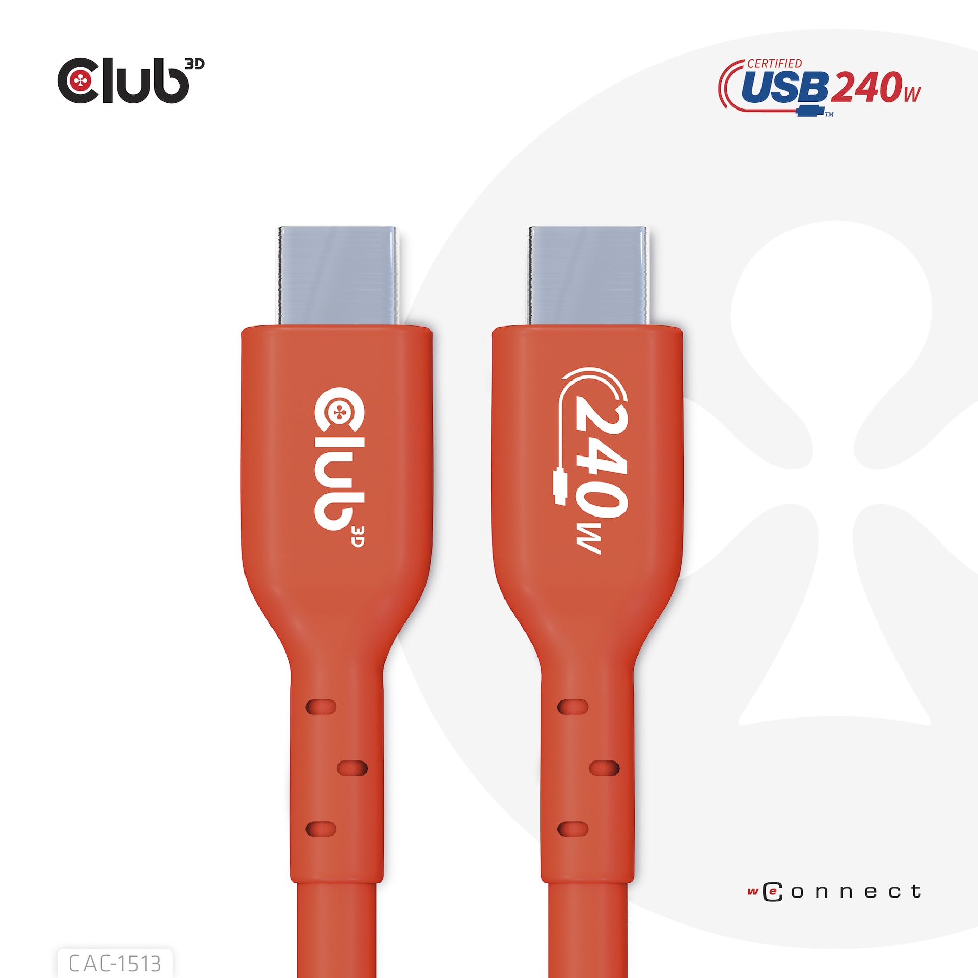USB-C®  USB-IF Certified Cable, Data 480Mb, PD 240W(48V/5A) EPR M/M 3m/9.84ft - Image 6