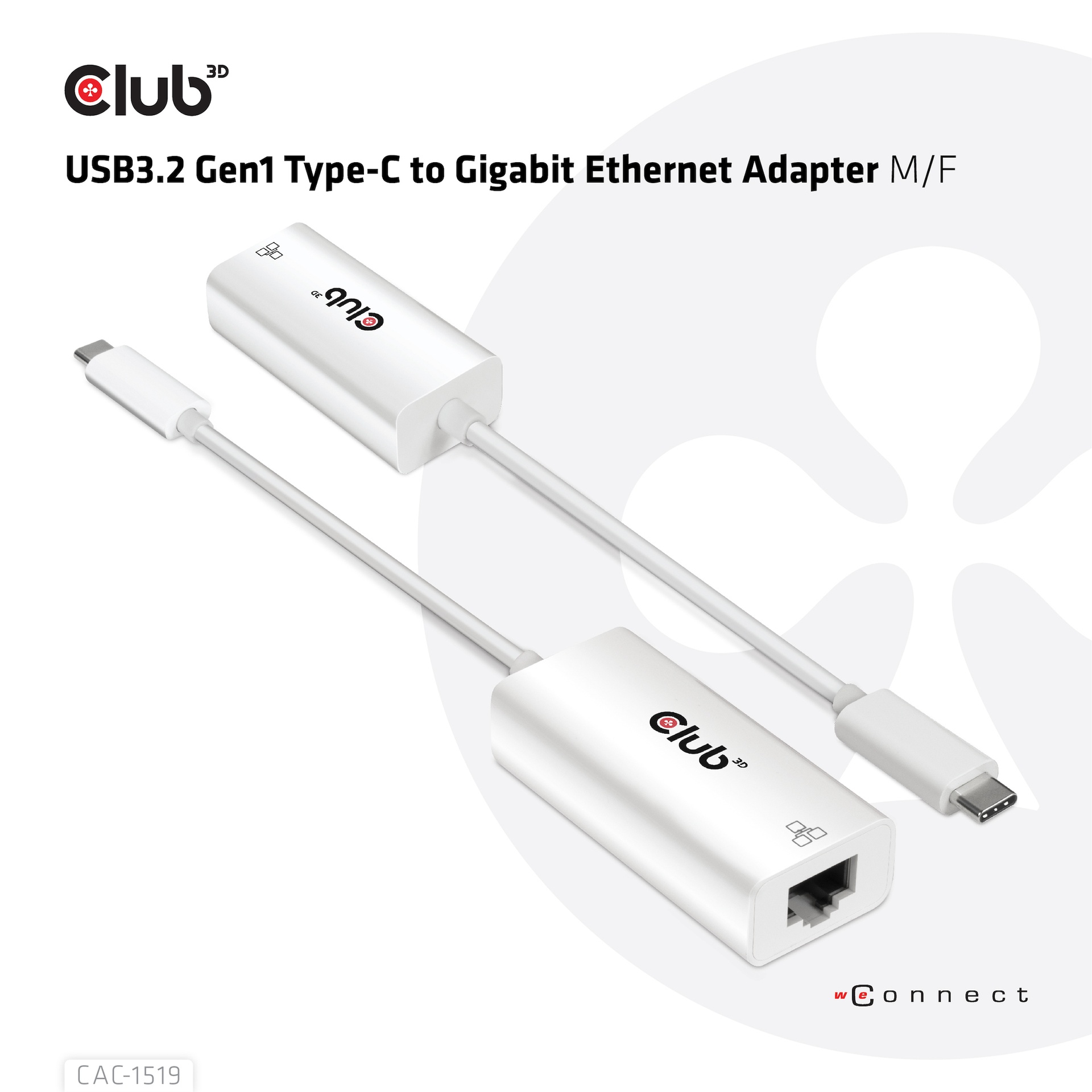 USB-C® RJ45 Ethernet 1G Adapter M/F USB 3.2 GEN 1 - Image 6