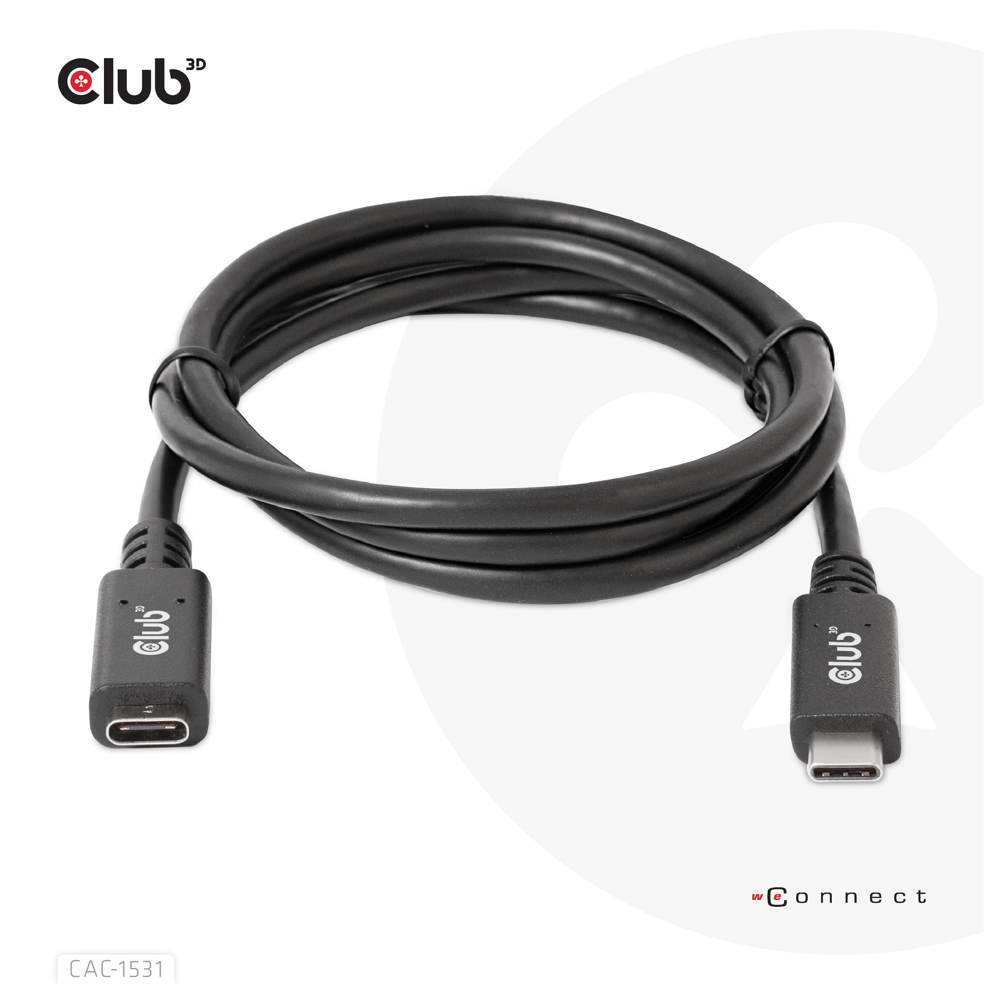 USB-C® Extension Cable 5Gbps 60W(20V/3A) 4K60Hz M/F 1m/3.28ft GEN 1 - Image 7