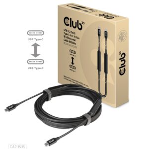 USB-C® to C Active 10Gbps Cable 8K60Hz M/M 5m/16.4ft USB 3.2 GEN 2