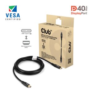 USB-C® to MiniDisplayPort™ DP™40 Bidirectional Vesa Certified Cable 2m/6.56ft