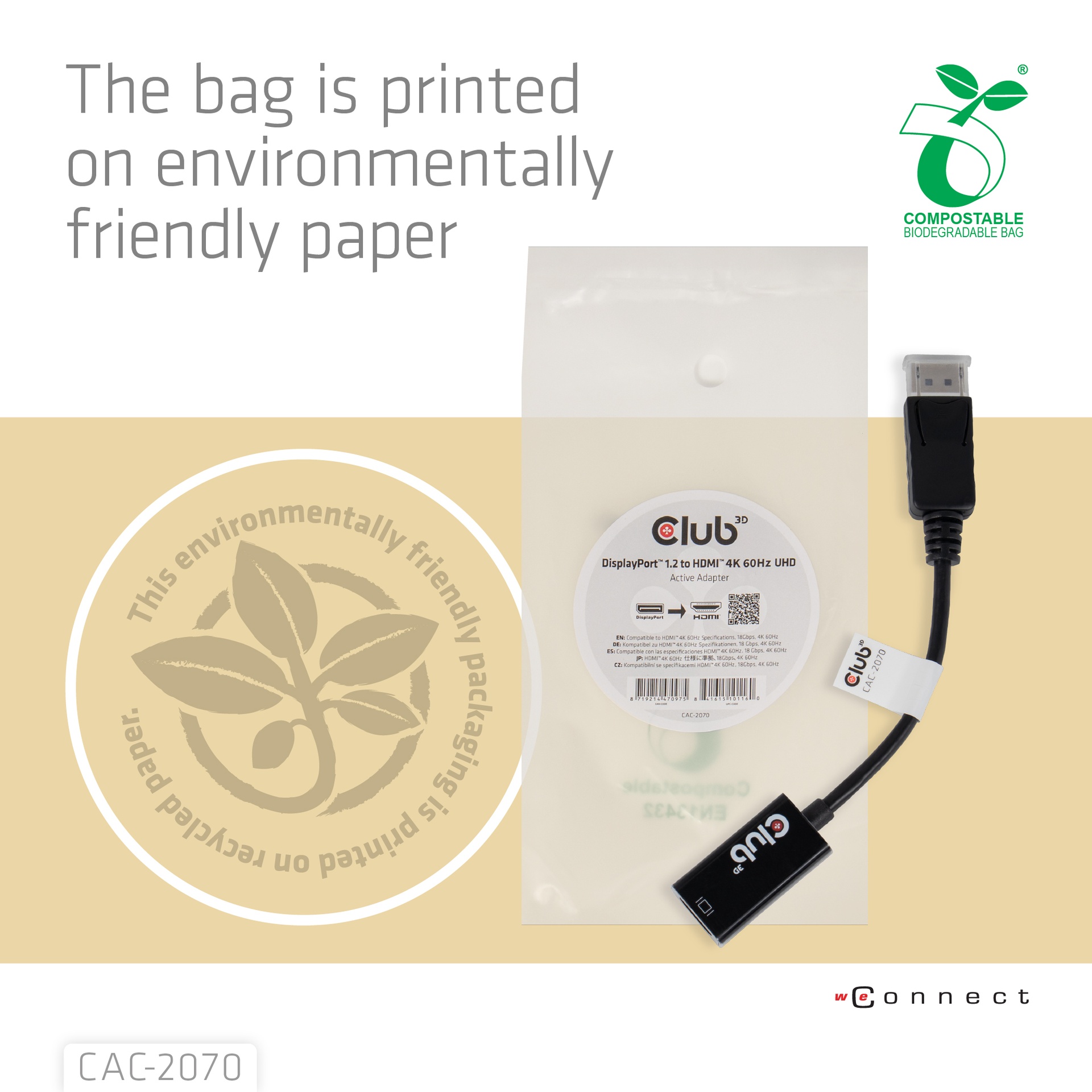 DisplayPort™ 1.2 to HDMI™ 2.0 UHD Active Adapter - Image 5