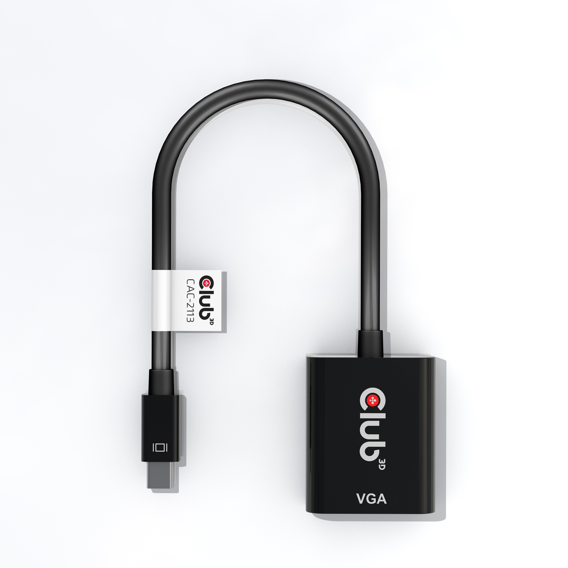 MiniDisplayPort™ to VGA Black Active Adapter M/F - Image 2