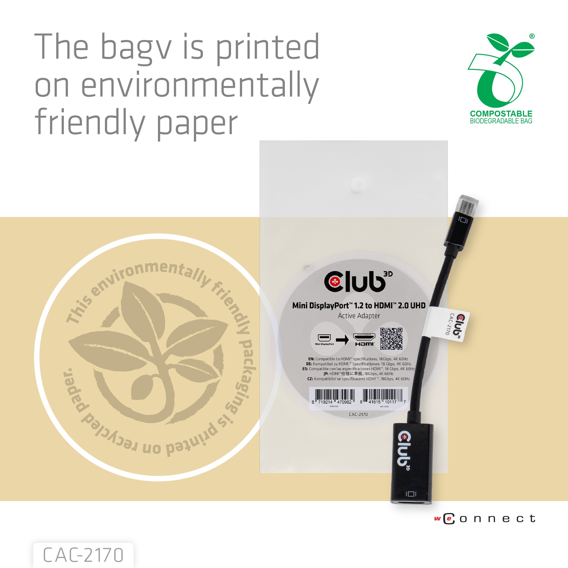 Mini DisplayPort™ 1.2 to HDMI™ 2.0 UHD Active Adapter - Image 5