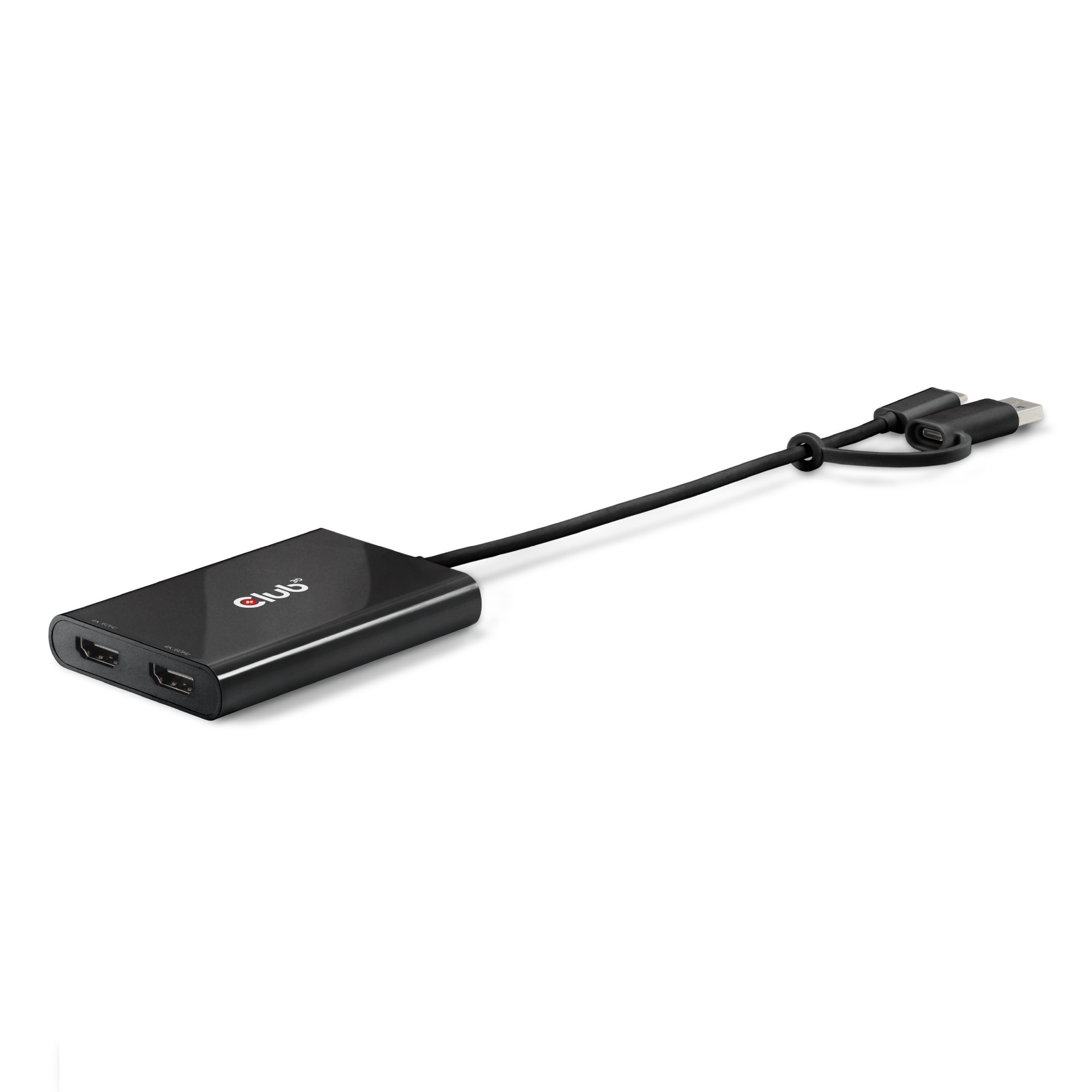 USB-C® (with USB-A Adapter) to dual HDMI™ (4K60Hz) Video Splitter with DisplayLink® - Image 5