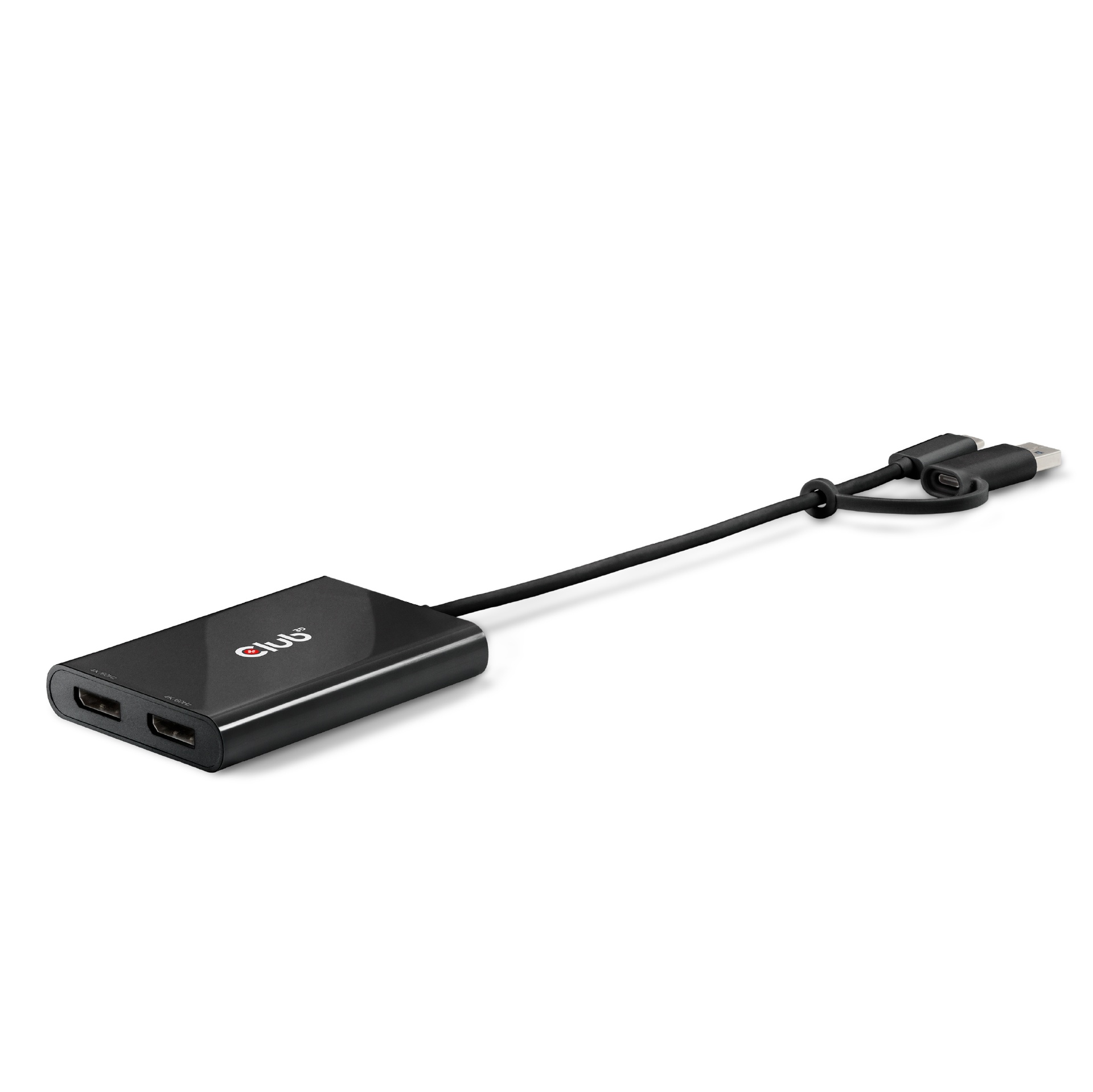 USB-C® (with USB -A adapter) to dual  Displayport™(4K60Hz) Video Splitter - Image 6