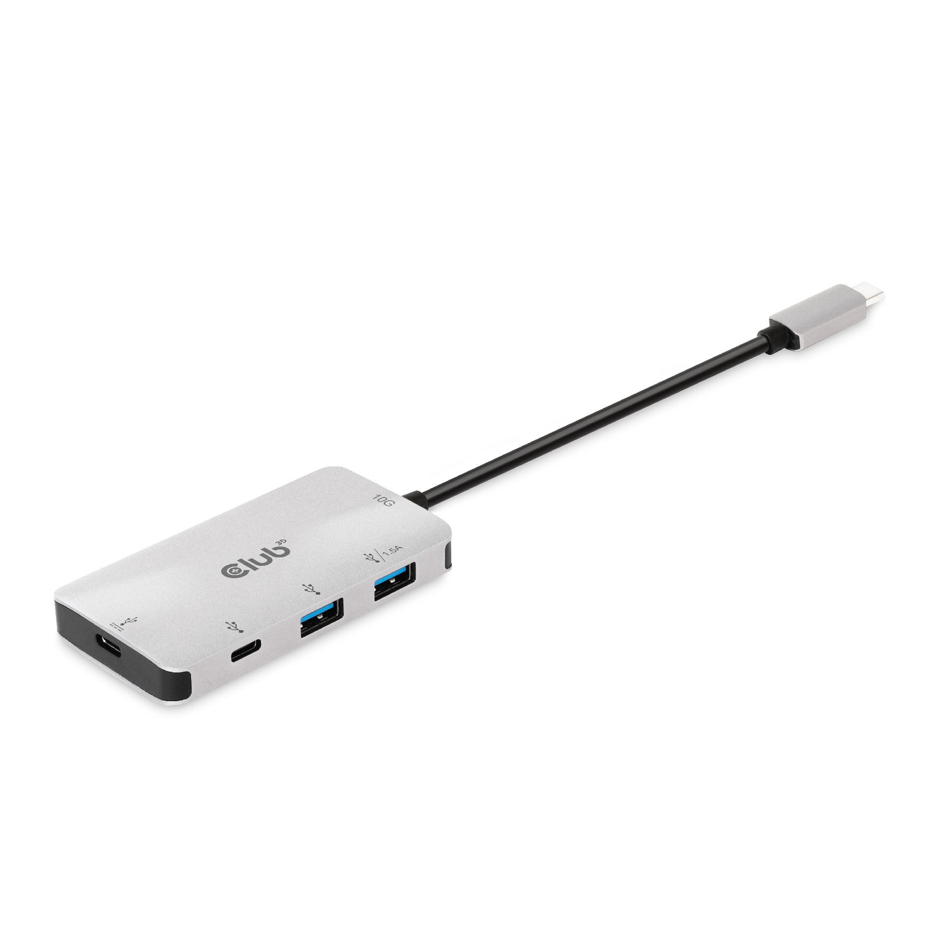 USB-C®10Gbps PD Charging Hub to 2x -C® 10G ports and 2x USB Type-A 10G ports - Image 2