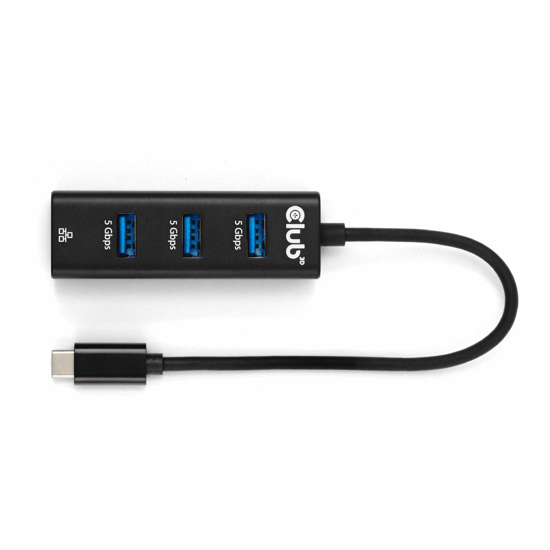USB-C® 5Gbps to 3 Ports USB Type-A Hub with Gigabit Ethernet 3.2 GEN 1 - Image 6