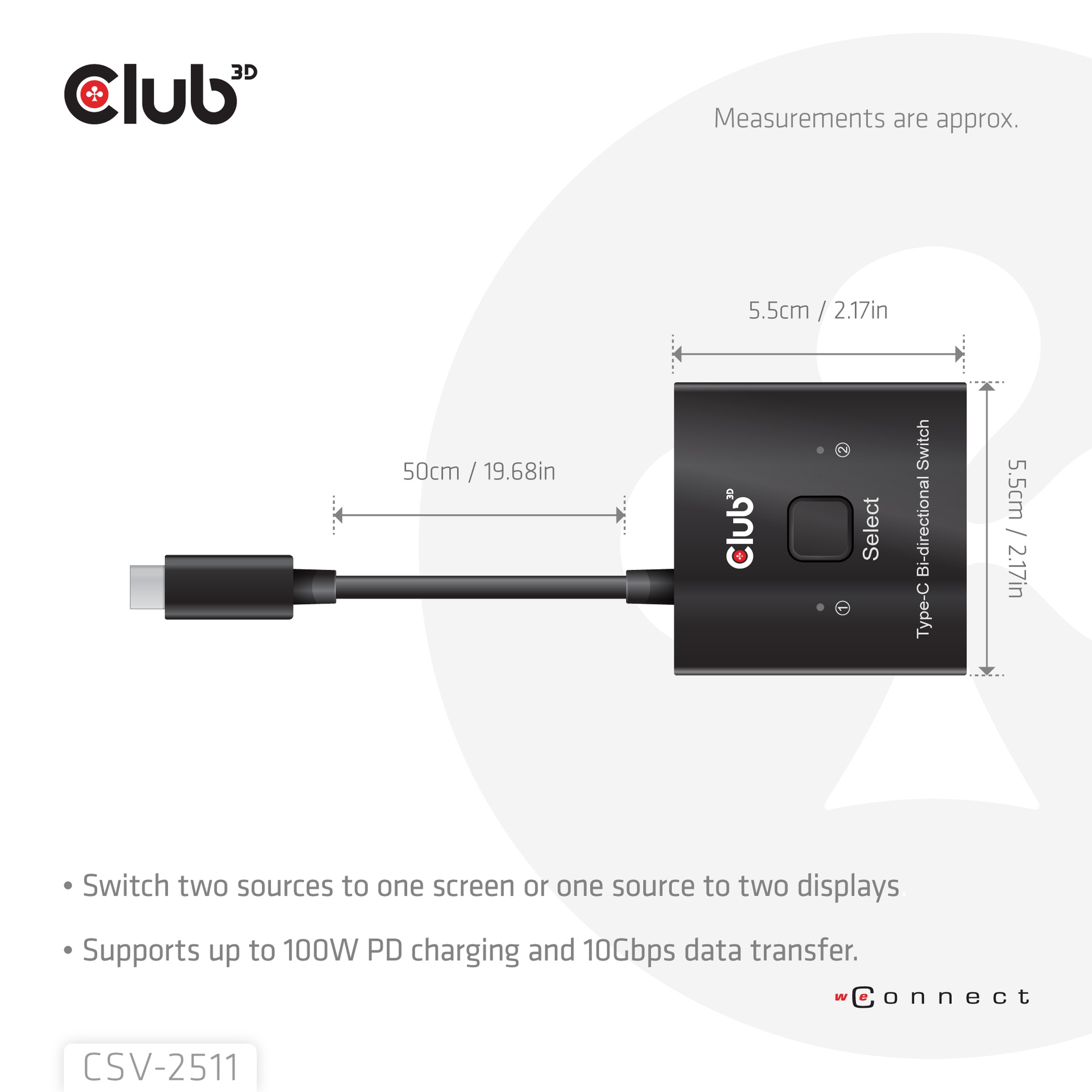 USB-C® Bi-Directional Video + Data + PD Switch - Image 3