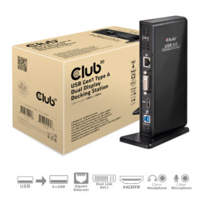 USB-A 5Gbps Dual Display Docking Station