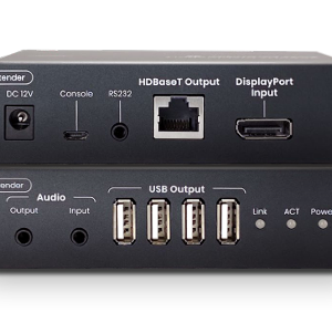 DP02U-4K6G 4K60HZ 444 DisplayPort KVM with USB CAT6a Extender 100M "TAA Compliant"