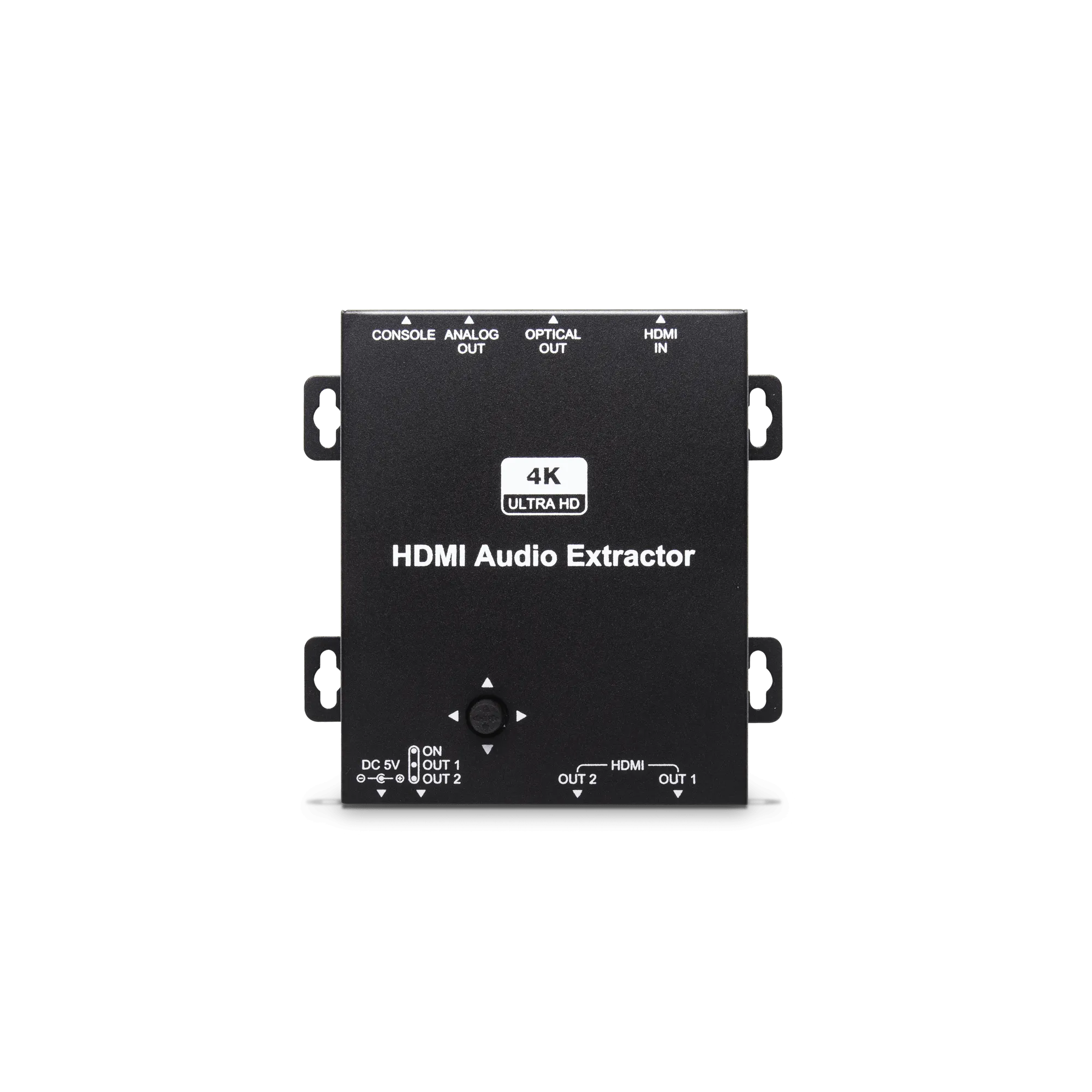 4K60Hz HDMI® Audio Extractor (HDMI/SPDIF/Stereo) with Dual-HDMI Outputs and Up/Down Scaler - TAA Compliant - Image 4