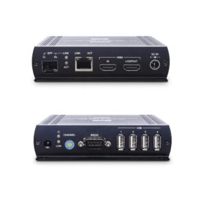 SwiftSync 4K HDMI® USB/Audio/RS232/IR CAT5e/Fiber KVM Extender - TAA Compliant (TX & RX)