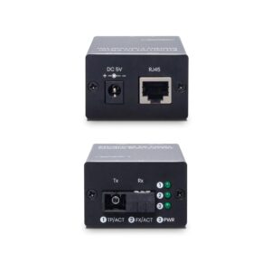 Ethernet to Fiber Media Converter/Extender SM 1F Kit