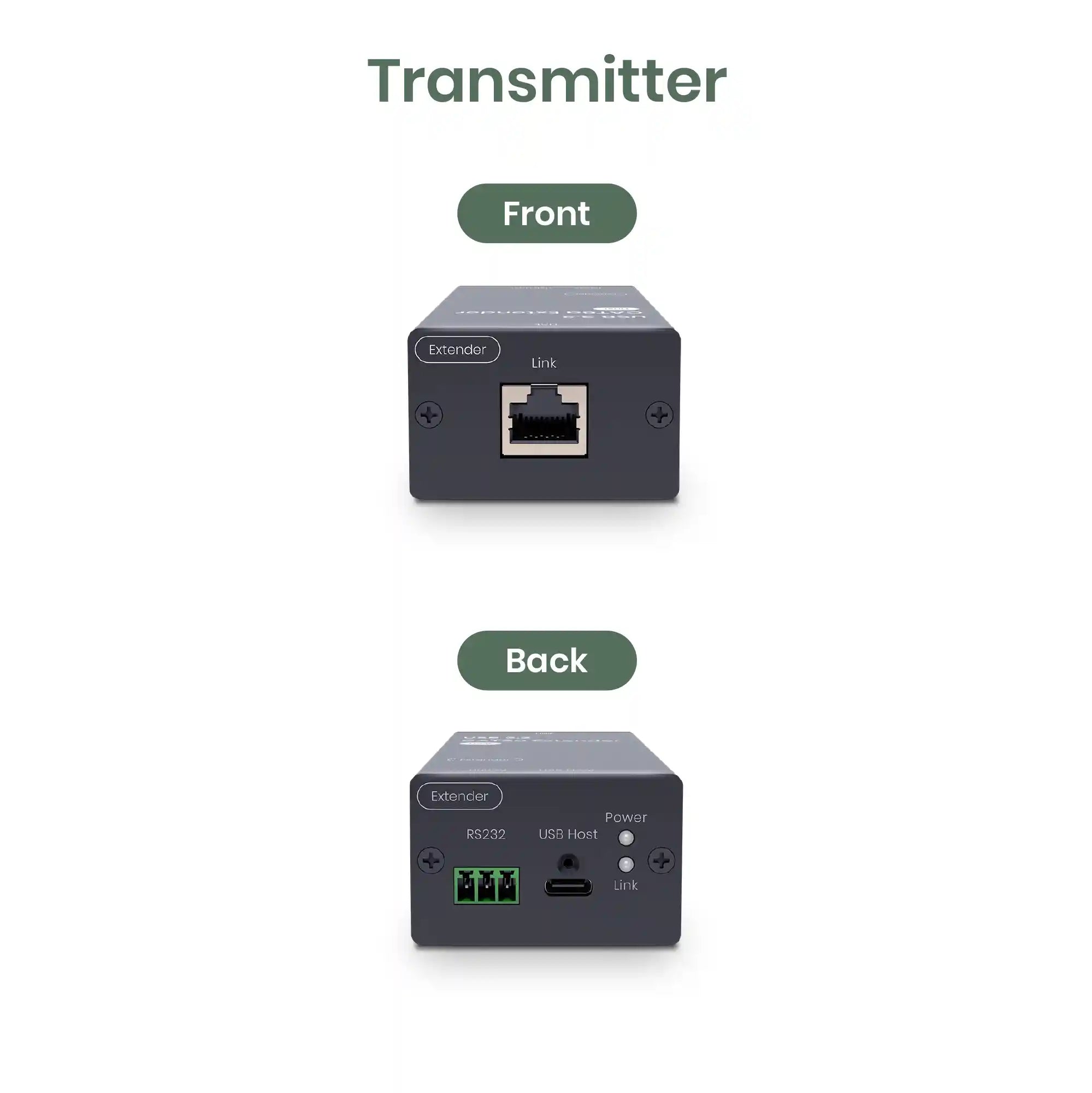 SCT USB 3.0/3.2 Gen1 Extender Kit over CAT6a 328ft - TAA Compliant - Image 4