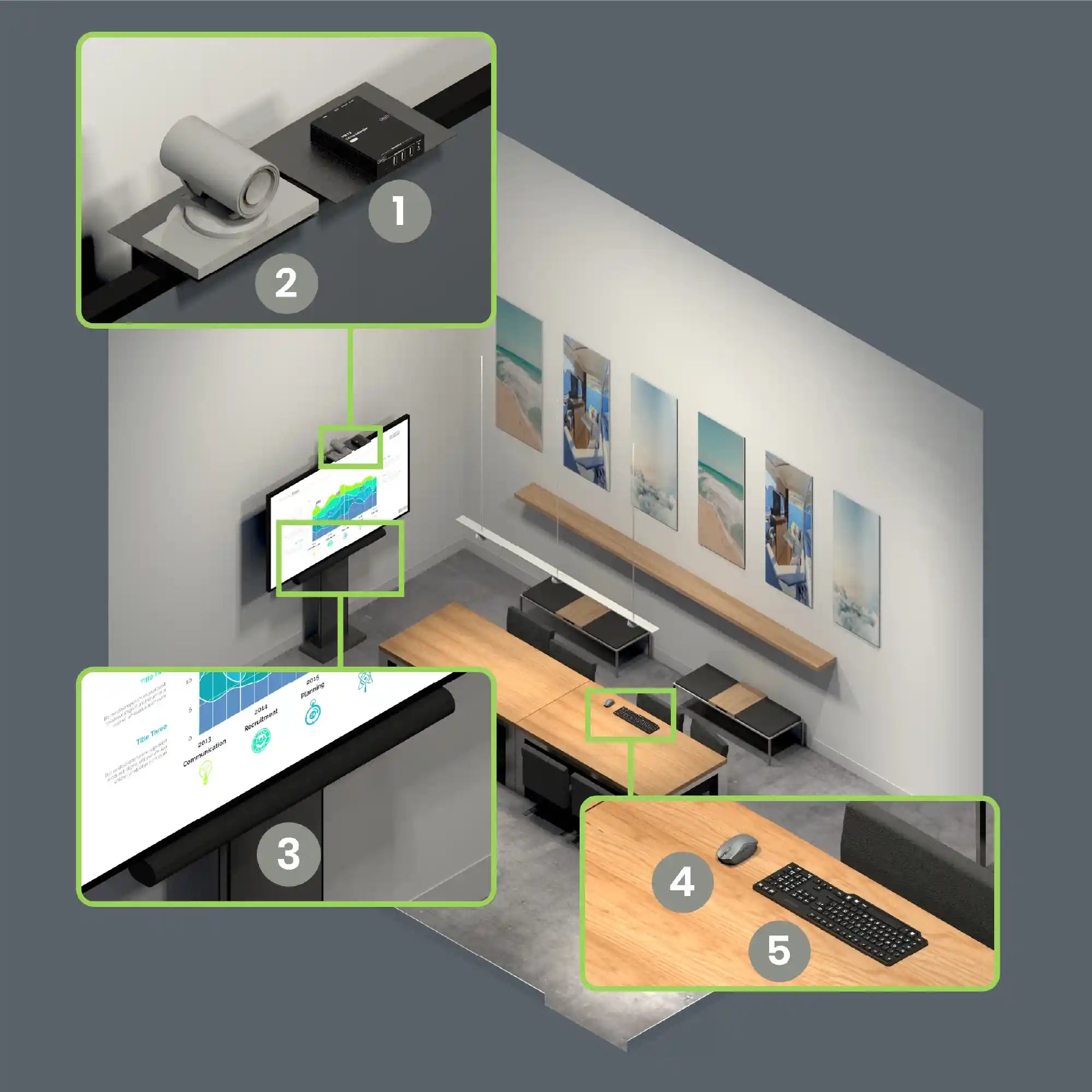 SCT USB 3.0/3.2 Gen1 Extender Kit over CAT6a 328ft - TAA Compliant - Image 7