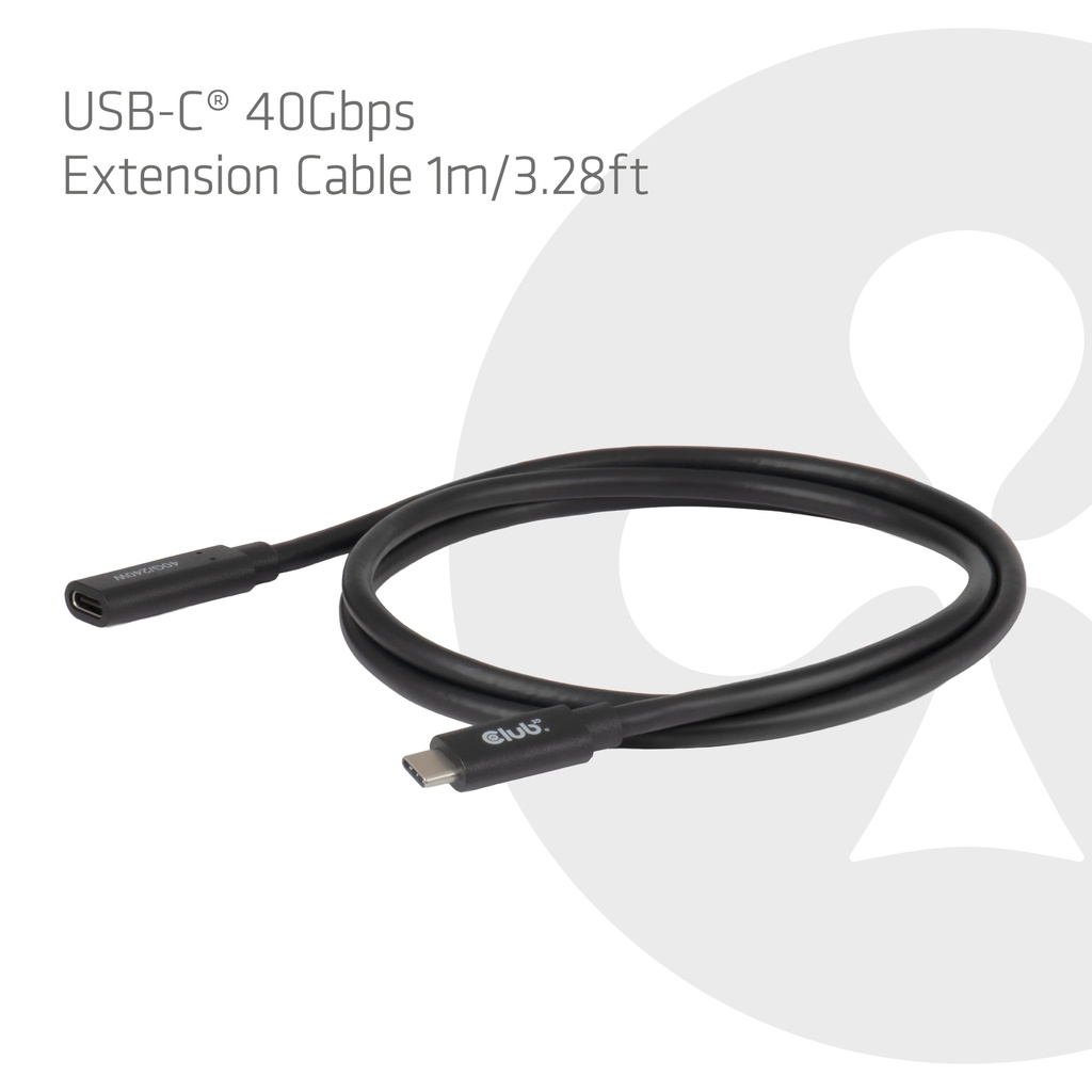 CAC-2502 USB-C® 40Gbps Extension Cable 1m/3.28ft 240W 8K60Hz M/F USB-C® 40Gbps backward‑compatible USB 3.2 GEN 2 - Image 6