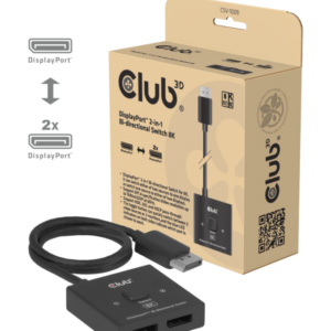 DisplayPort™ 2-in-1 Bi-directional Switch 8K DP 1.4