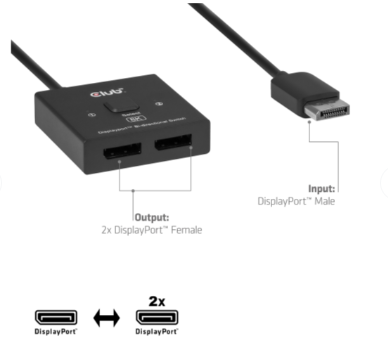DisplayPort™ 2-in-1 Bi-directional Switch 8K DP 1.4 - Image 2